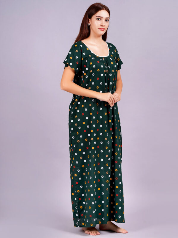 Breezly Women's Pure Cotton Combo Rajwadi Jaipuri Nightdress Nighty - Image 4