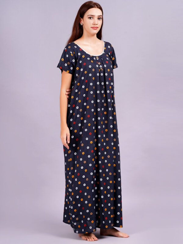 Breezly Women's Pure Cotton Combo Rajwadi Jaipuri Nightdress Nighty - Image 8