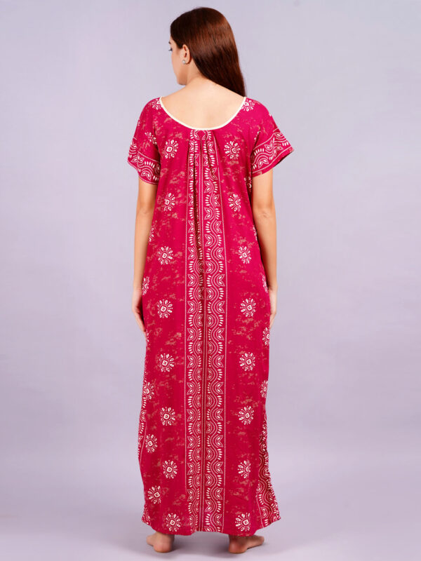 Breezly Women's Pure Cotton Combo Rajwadi Jaipuri Nightdress Nighty - Image 10