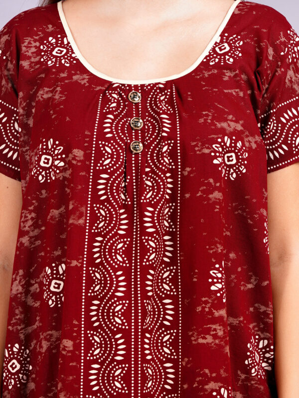 Breezly Women's Pure Cotton Combo Rajwadi Jaipuri Nightdress Nighty - Image 9
