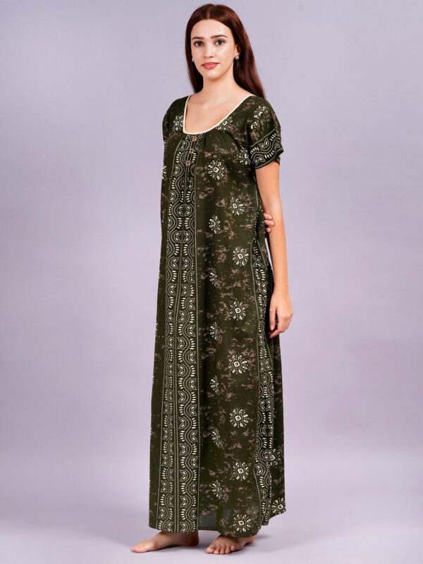 Breezly Women's Pure Cotton Combo Rajwadi Jaipuri Nightdress Nighty - Image 12