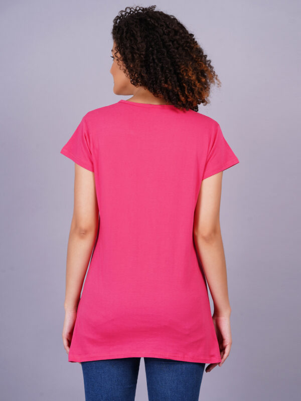 Breezly Woman's Regular Fit Pure Cotton Strawberry T-Shirt - Image 7